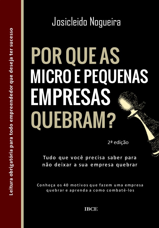 Livro Por Que as Empresas Quebram - 2ª edição - Josicleido Nogueira