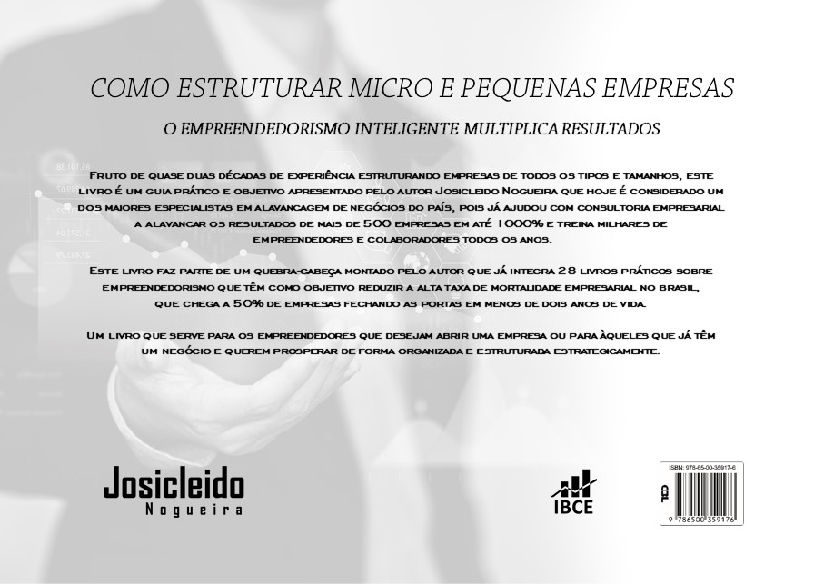 Contracapa - Livro Como Estruturar Micro e Pequenas Empresas