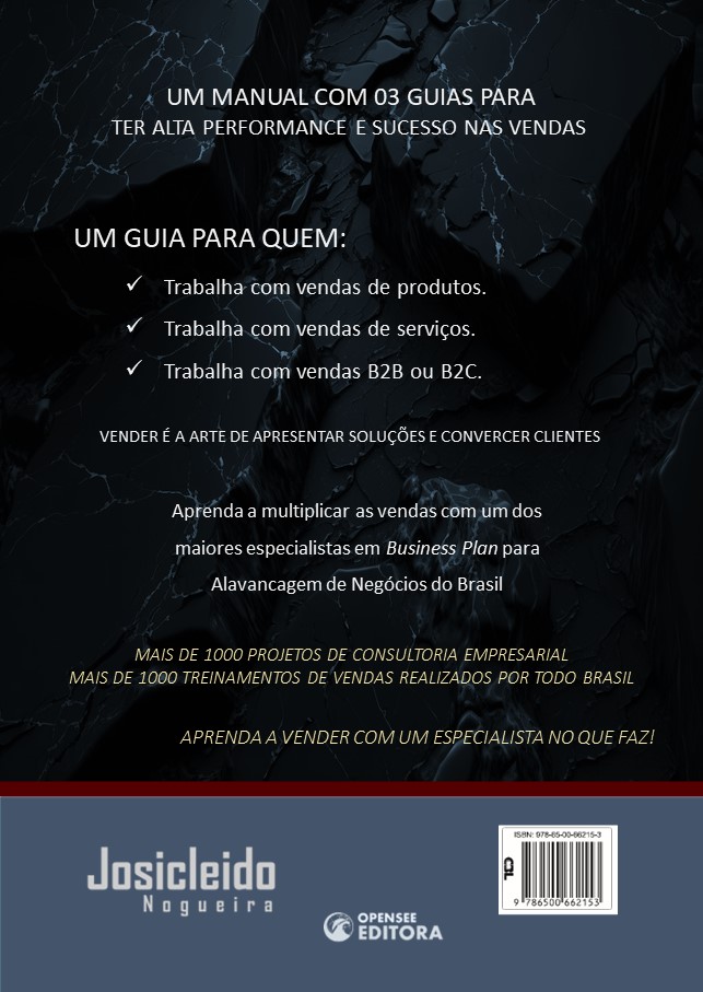 ContraCapa - O Manual de Vendas para Vendedores - Josicleido Nogueira