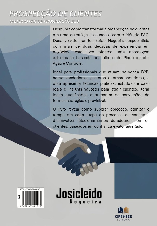 ContraCapa Livro - Prospecção de Clientes