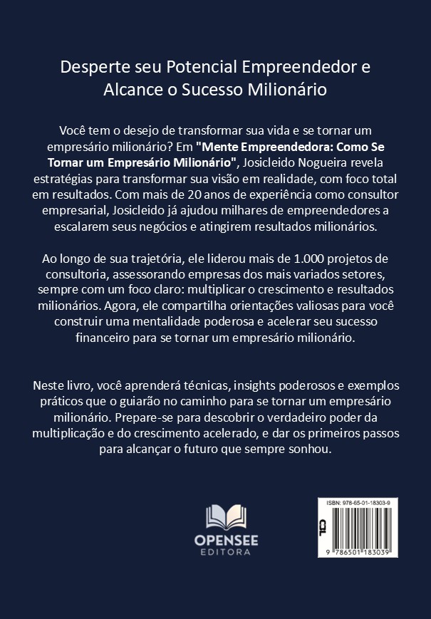 ContraCapa - Mente Empreendedora - 3ª edição
