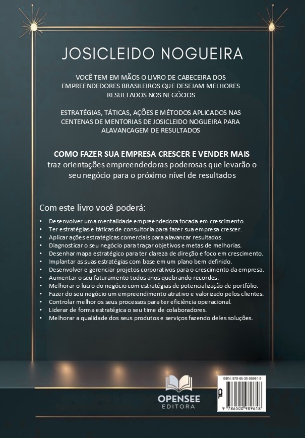 ContraCapa - Como Fazer sua Empresa Crescer e Vender Mais 1
