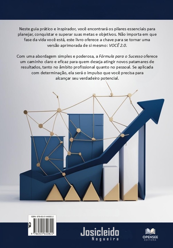 ContraCapa Livro - Uma Fórmula para o Sucesso - 6ª Edição