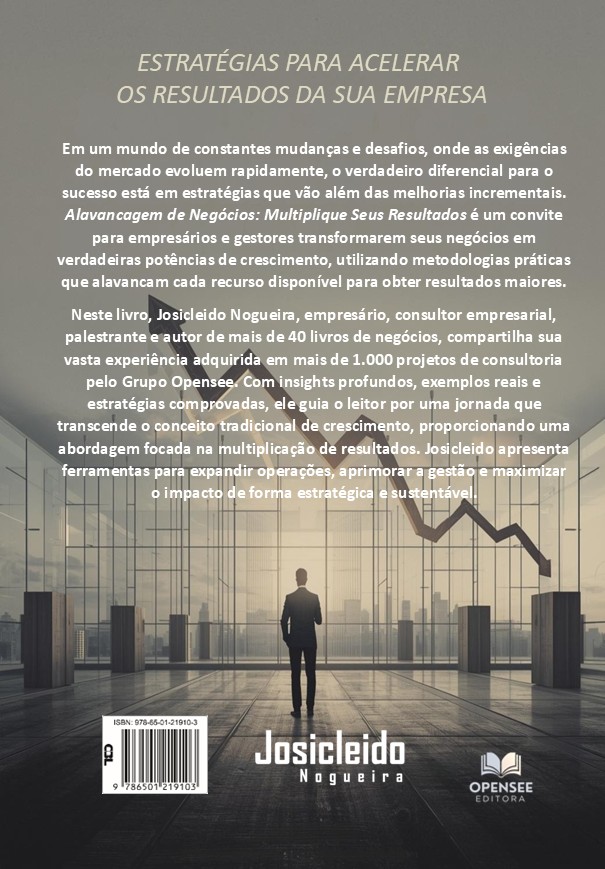 Contracapa - Livro - Alavancagem de Negócios - 2ª Edição