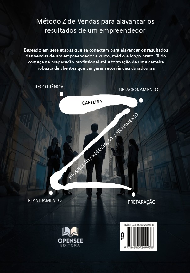Contracapa - Método Z de Vendas para Empreendedores