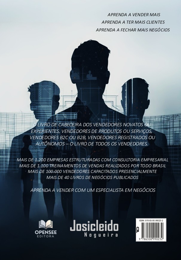 Contracapa Livro - Capacitação de Vendas - Técnicas de Vendas para Acelerar Resultados