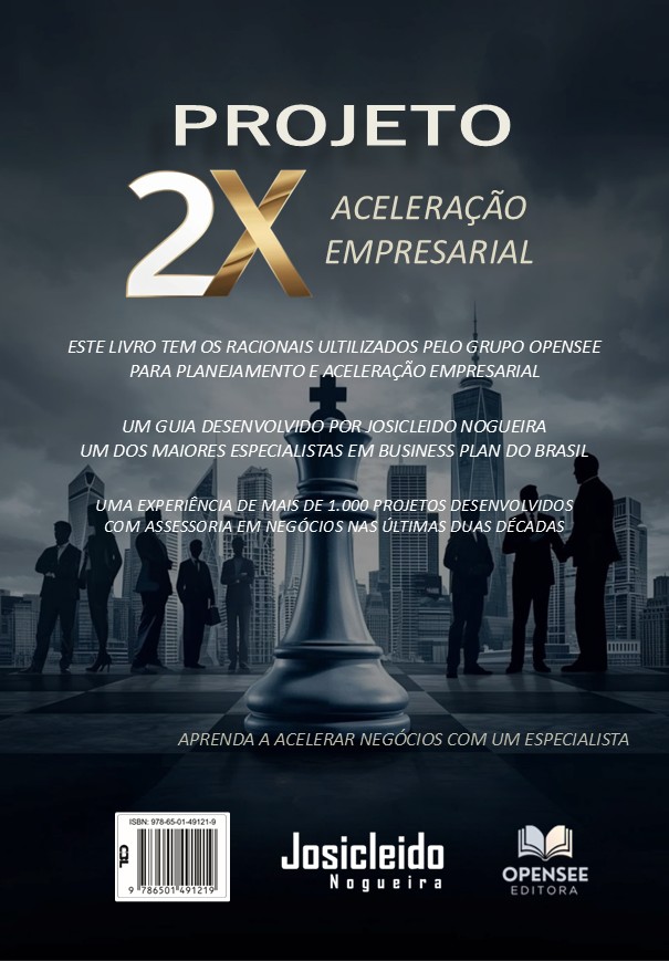 ContraCapa - Livro - Projeto 2X - Aceleração Empresarial